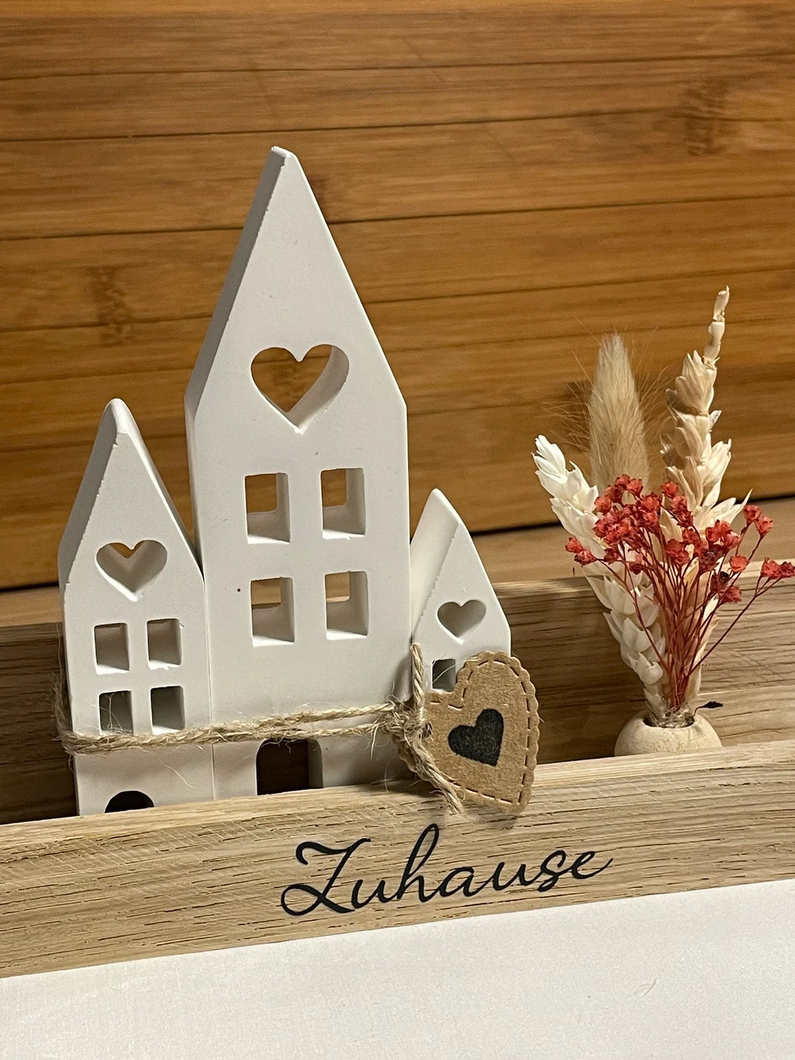 Häuserzeile Zuhause, Dekoration, Geschenkidee