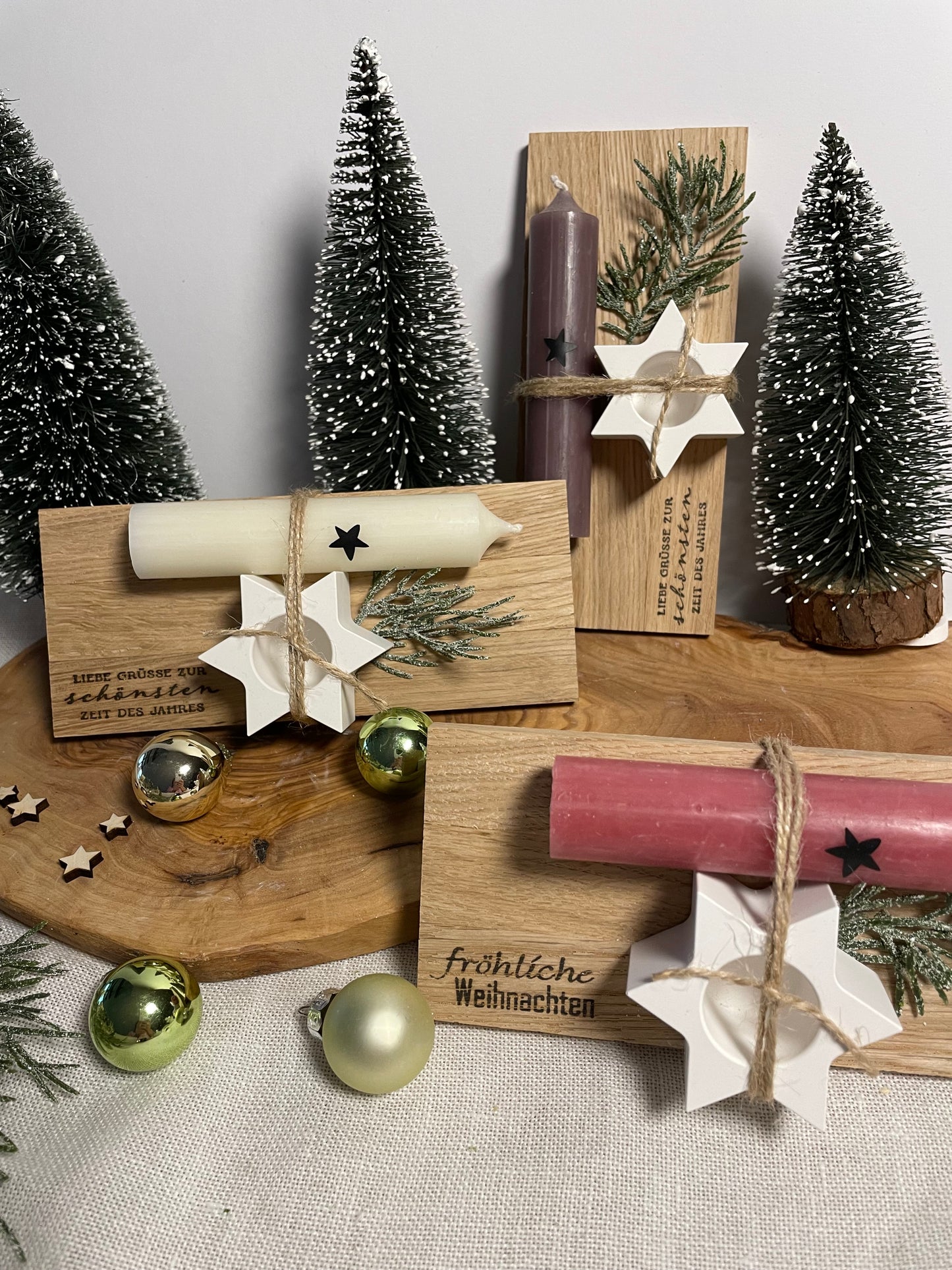 Geschenkset zu Weihnachten / Adventszeit / Mitbringsel / Kleinigkeit / Kerze / Weihnachtsgeschenk / Wichtelgeschenk