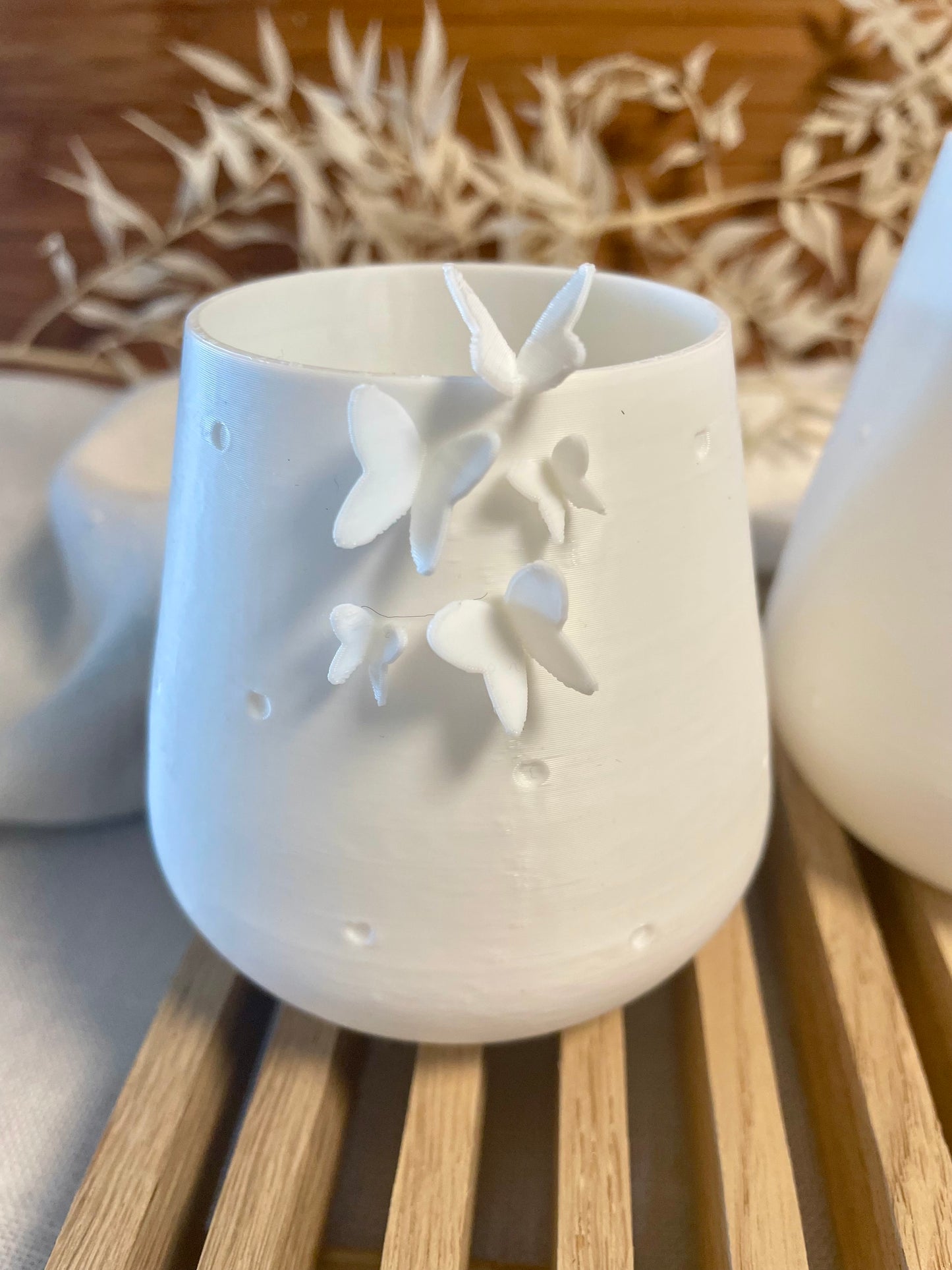 Windlichter / 3D gedruckt / für LED-Teelichter