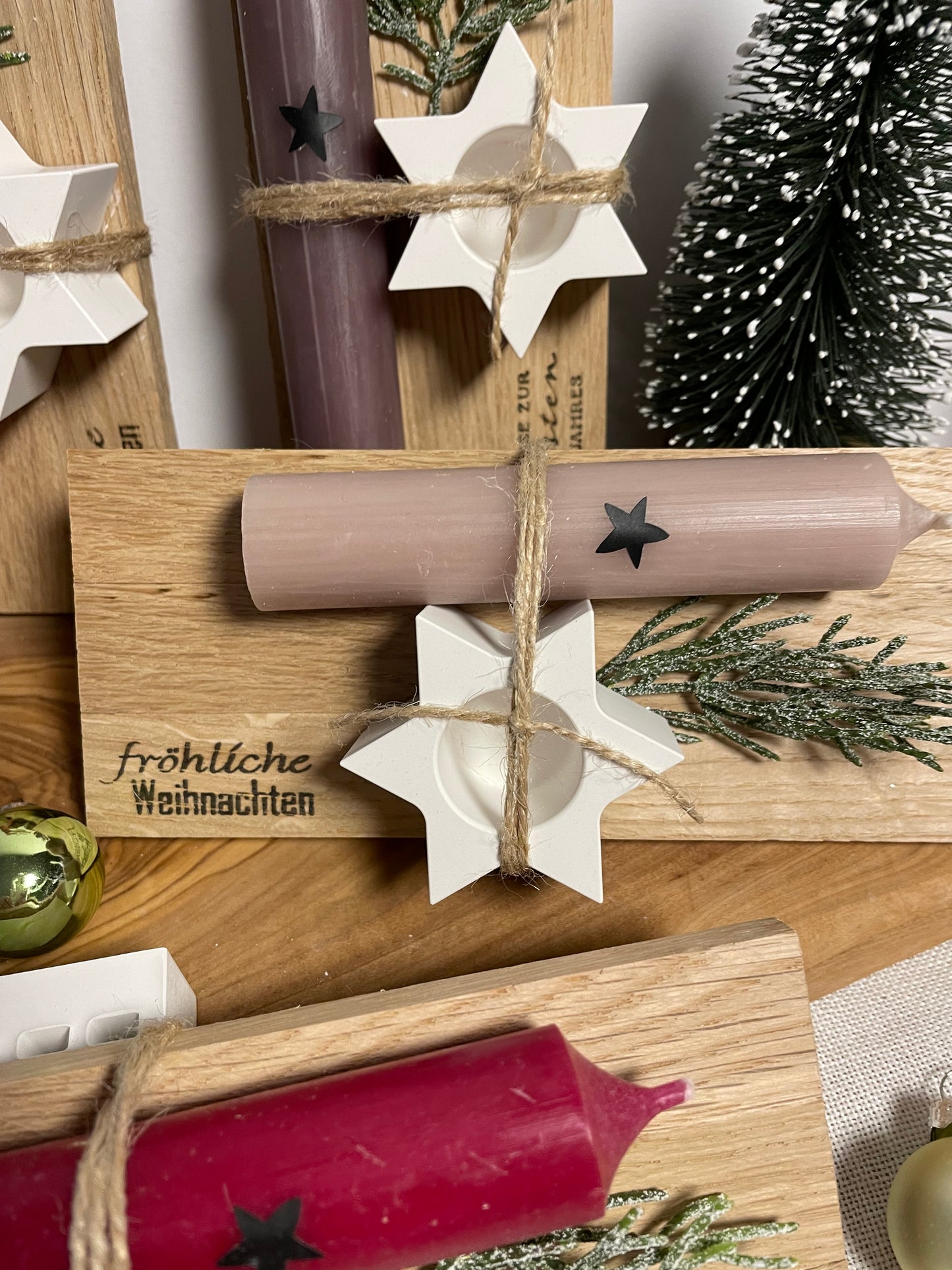 Geschenkset zu Weihnachten / Adventszeit / Mitbringsel / Kleinigkeit / Kerze / Weihnachtsgeschenk / Wichtelgeschenk