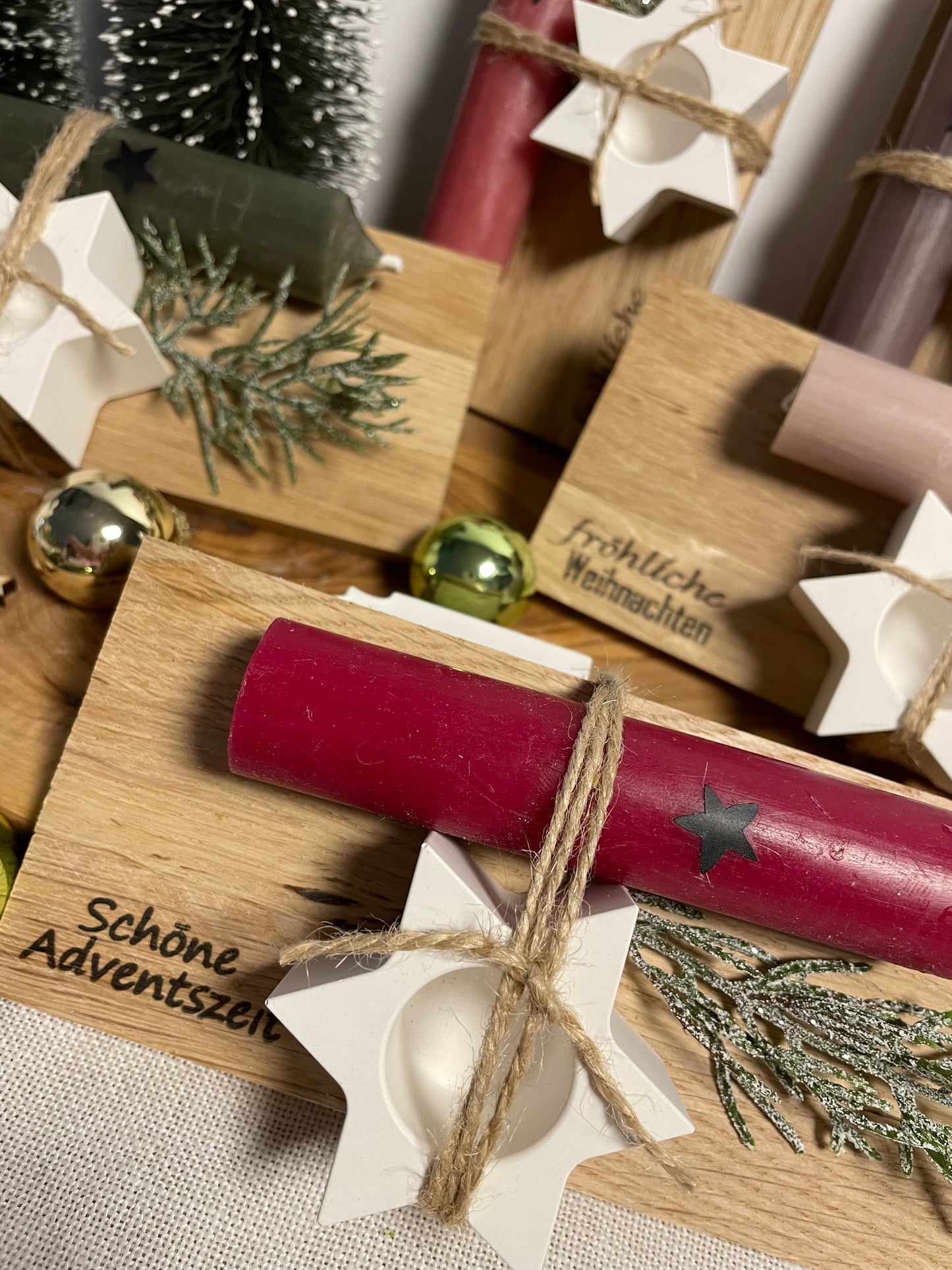 Geschenkset zu Weihnachten / Adventszeit / Mitbringsel / Kleinigkeit / Kerze / Weihnachtsgeschenk / Wichtelgeschenk