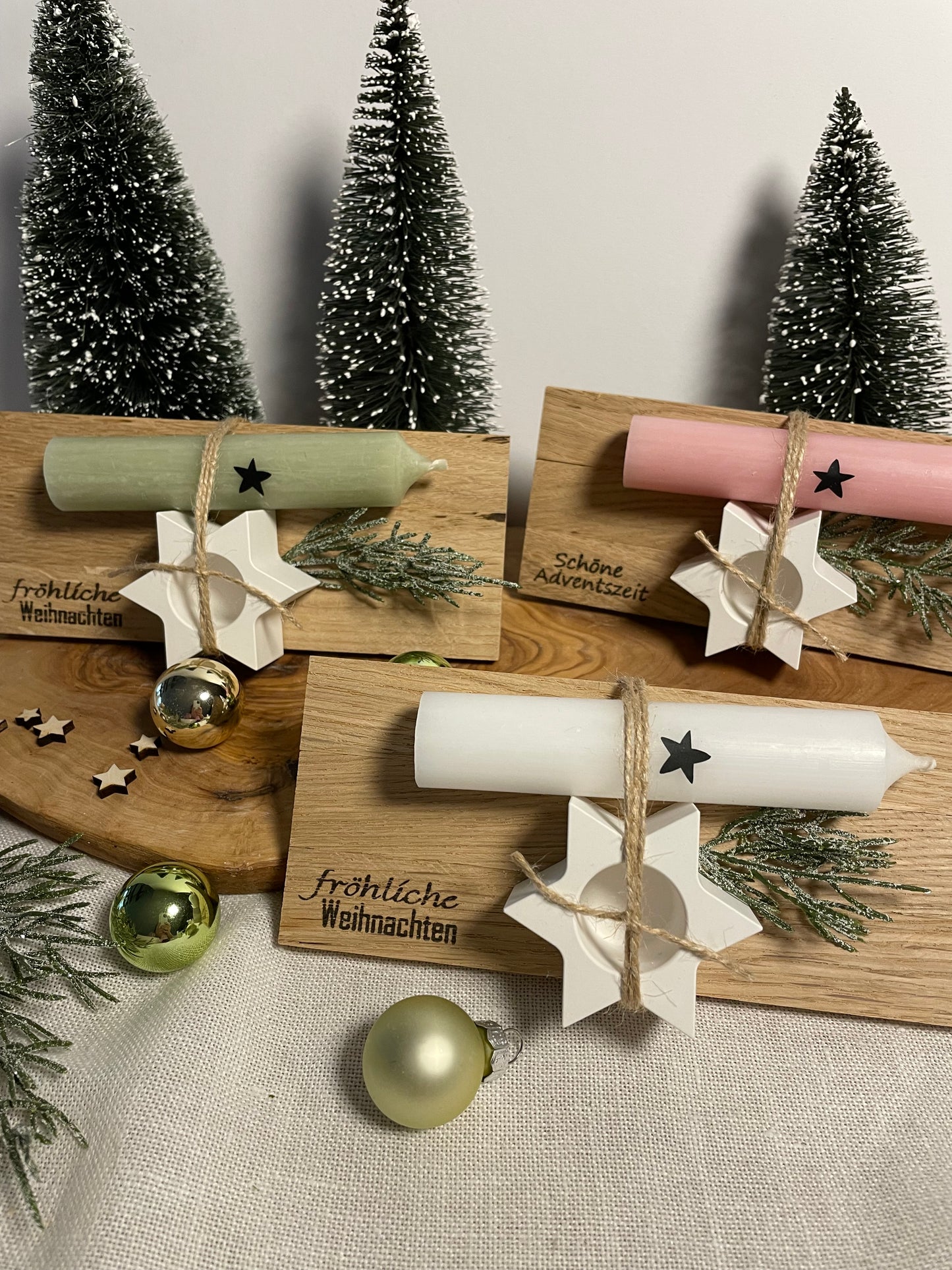Geschenkset zu Weihnachten / Adventszeit / Mitbringsel / Kleinigkeit / Kerze / Weihnachtsgeschenk / Wichtelgeschenk